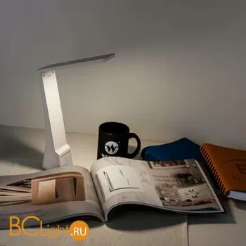 Настольная лампа Eurosvet Desk белый/золотой (TL90450) 3W - Фото 6