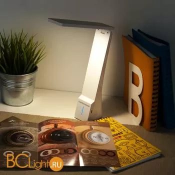 Настольная лампа Eurosvet Desk белый/серебряный (TL90450) 3W - Фото 4