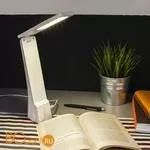 Настольная лампа Eurosvet Desk белый/серебряный (TL90450) 3W - Фото 9