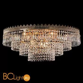 Потолочный светильник Eurosvet Diadema 10078/10 золото/прозрачный хрусталь Strotskis - Фото 4