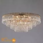 Потолочный светильник Eurosvet Diadema 10078/10 золото/прозрачный хрусталь Strotskis