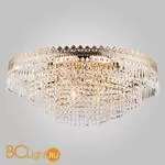 Потолочный светильник Eurosvet Diadema 10078/10 золото/прозрачный хрусталь Strotskis - Фото 0