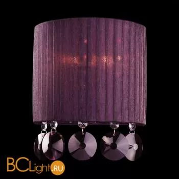 Настенный светильник Eurosvet Diori 3153/2 хром/гранатовый хрусталь Strotskis