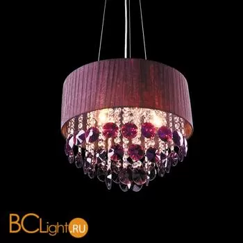 Подвесной светильник Eurosvet Diori 3153/5 хром/гранатовый Strotskis