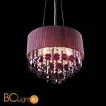 Подвесной светильник Eurosvet Diori 3153/5 хром/гранатовый Strotskis