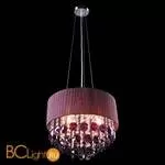 Подвесной светильник Eurosvet Diori 3153/5 хром/гранатовый Strotskis - Фото 0