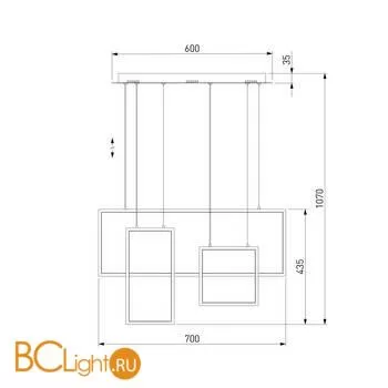 Подвесной светильник Eurosvet Direct 90278/3 сатин-никель - Фото 3