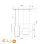 Подвесной светильник Eurosvet Direct 90278/3 сатин-никель - Фото 3