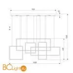 Подвесной светильник Eurosvet Direct 90278/5 сатин-никель - Фото 4