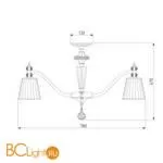 Люстра Eurosvet Diva 60122/8 хром a053462 - Фото 1