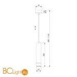 Подвесной светильник Eurosvet DLN107 GU10 a056470 - Фото 3