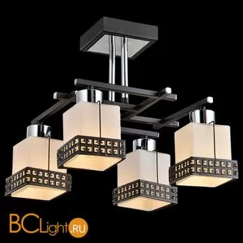 Потолочная люстра Eurosvet Dominica 70019/4 хром/венге