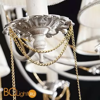 Люстра Eurosvet Dominique 10149/8 античная бронза/прозрачный хрусталь Strotskis a057346 - Фото 0