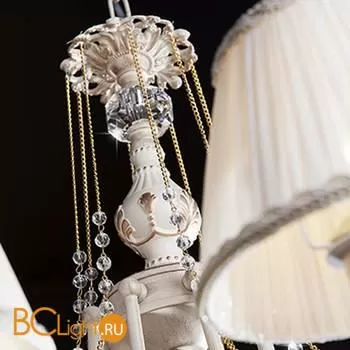 Люстра Eurosvet Dominique 10149/8 античная бронза/прозрачный хрусталь Strotskis a057346 - Фото 3