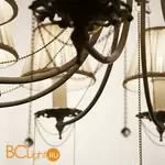 Люстра Eurosvet Dominique 10149/8 античная бронза/прозрачный хрусталь Strotskis a057346 - Фото 2