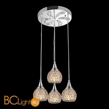 Подвесной светильник Eurosvet Дорадо 50082/4 хром/белый