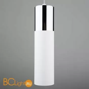 Подвесной светильник Eurosvet Double Topper 50135/1 LED хром/белый 12W - Фото 0
