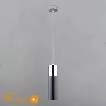 Подвесной светильник Eurosvet Double Topper 50135/1 LED хром/черный 12W - Фото 0