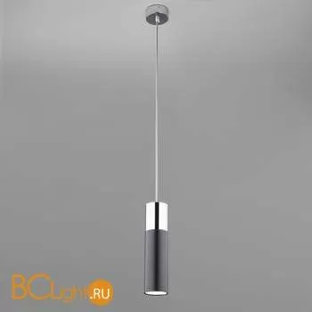 Подвесной светильник Eurosvet Double Topper 50135/1 LED хром/черный 12W - Фото 1