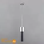 Подвесной светильник Eurosvet Double Topper 50135/1 LED хром/черный 12W - Фото 0