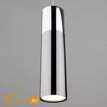 Подвесной светильник Eurosvet Double Topper 50135/1 LED хром/черный жемчуг 12W