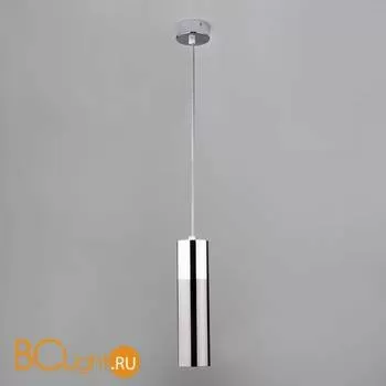 Подвесной светильник Eurosvet Double Topper 50135/1 LED хром/черный жемчуг 12W - Фото 0