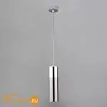 Подвесной светильник Eurosvet Double Topper 50135/1 LED хром/черный жемчуг 12W - Фото 0