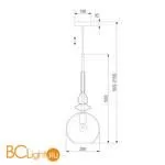 Подвесной светильник Eurosvet Dream 50192/1 хром - Фото 2