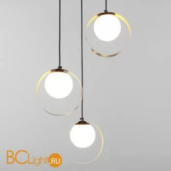 Подвесной светильник Eurosvet Dublin 50205/3 черный / бронза