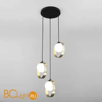 Подвесной светильник Eurosvet Dublin 50205/3 черный / бронза - Фото 0