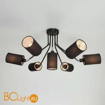 Потолочная люстра Eurosvet Duetto 70072/7 черный