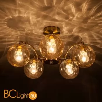 Люстра Eurosvet Eden 30178/5 латунь - Фото 1