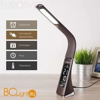 Настольная лампа Eurosvet Elara 90202/1 коричневый