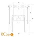 Настенный светильник Eurosvet Elegante 10130/1 хром a060645 - Фото 3