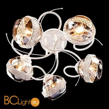 Потолочная люстра Eurosvet Elen 30005/5 белый с золотом