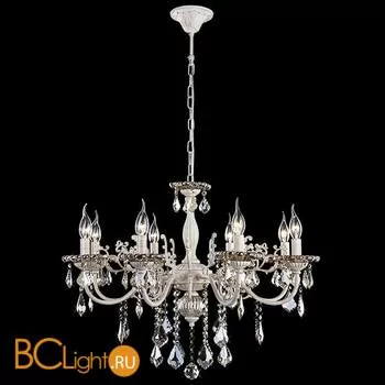 Люстра Eurosvet Elisha 3281/8 белый с золотом