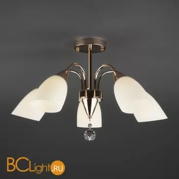 Потолочная люстра Eurosvet Ellene 30149/5 золото - Фото 1