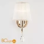 Бра Eurosvet Emiliana 10087/1 золото/прозрачный хрусталь Strotskis - Фото 1