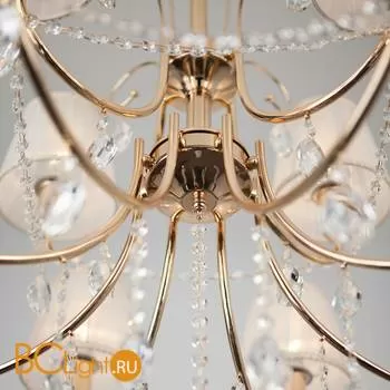 Люстра Eurosvet Emiliana 10087/12 золото/прозрачный хрусталь Strotskis - Фото 7
