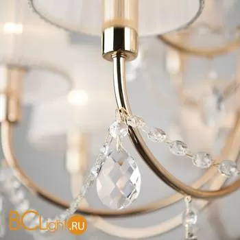 Люстра Eurosvet Emiliana 10087/12 золото/прозрачный хрусталь Strotskis - Фото 8