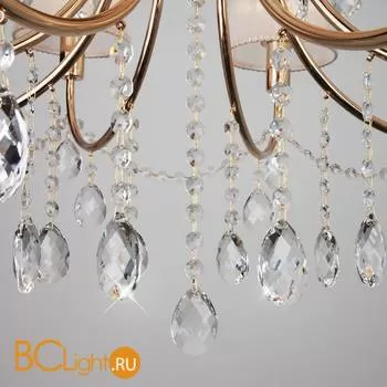 Люстра Eurosvet Emiliana 10087/12 золото/прозрачный хрусталь Strotskis - Фото 9