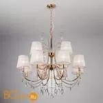 Люстра Eurosvet Emiliana 10087/12 золото/прозрачный хрусталь Strotskis - Фото 2