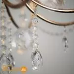 Люстра Eurosvet Emiliana 10087/12 золото/прозрачный хрусталь Strotskis - Фото 5