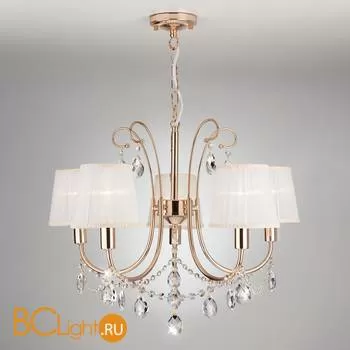 Люстра Eurosvet Emiliana 10087/5 золото/прозрачный хрусталь Strotskis
