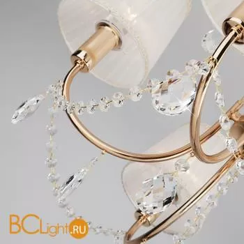 Люстра Eurosvet Emiliana 10087/5 золото/прозрачный хрусталь Strotskis - Фото 4