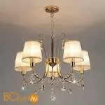 Люстра Eurosvet Emiliana 10087/5 золото/прозрачный хрусталь Strotskis - Фото 1