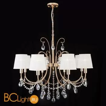 Люстра Eurosvet Emiliana 10087/8 золото/прозрачный хрусталь Strotskis - Фото 2