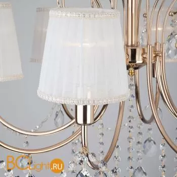 Люстра Eurosvet Emiliana 10087/8 золото/прозрачный хрусталь Strotskis - Фото 4