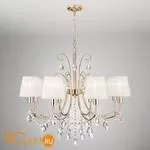 Люстра Eurosvet Emiliana 10087/8 золото/прозрачный хрусталь Strotskis