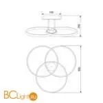 Потолочный светильник Eurosvet Energy 90044/3 хром 00000080488 - Фото 2